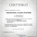 Certyfikat weber.floor